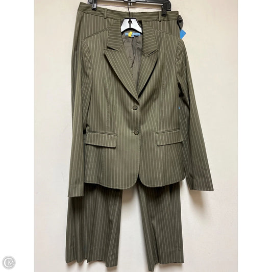 Pants Set 2pc By Antonio Melani In Striped Pattern, Size: L