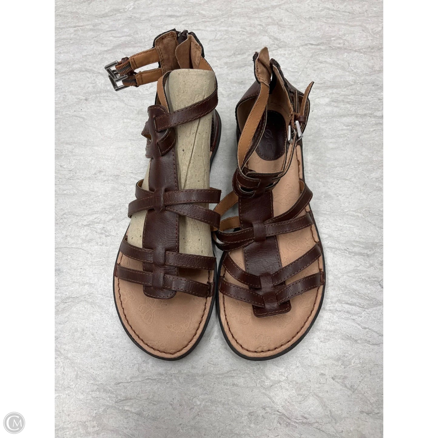 Sandals Flats By Boc In Brown, Size: 9