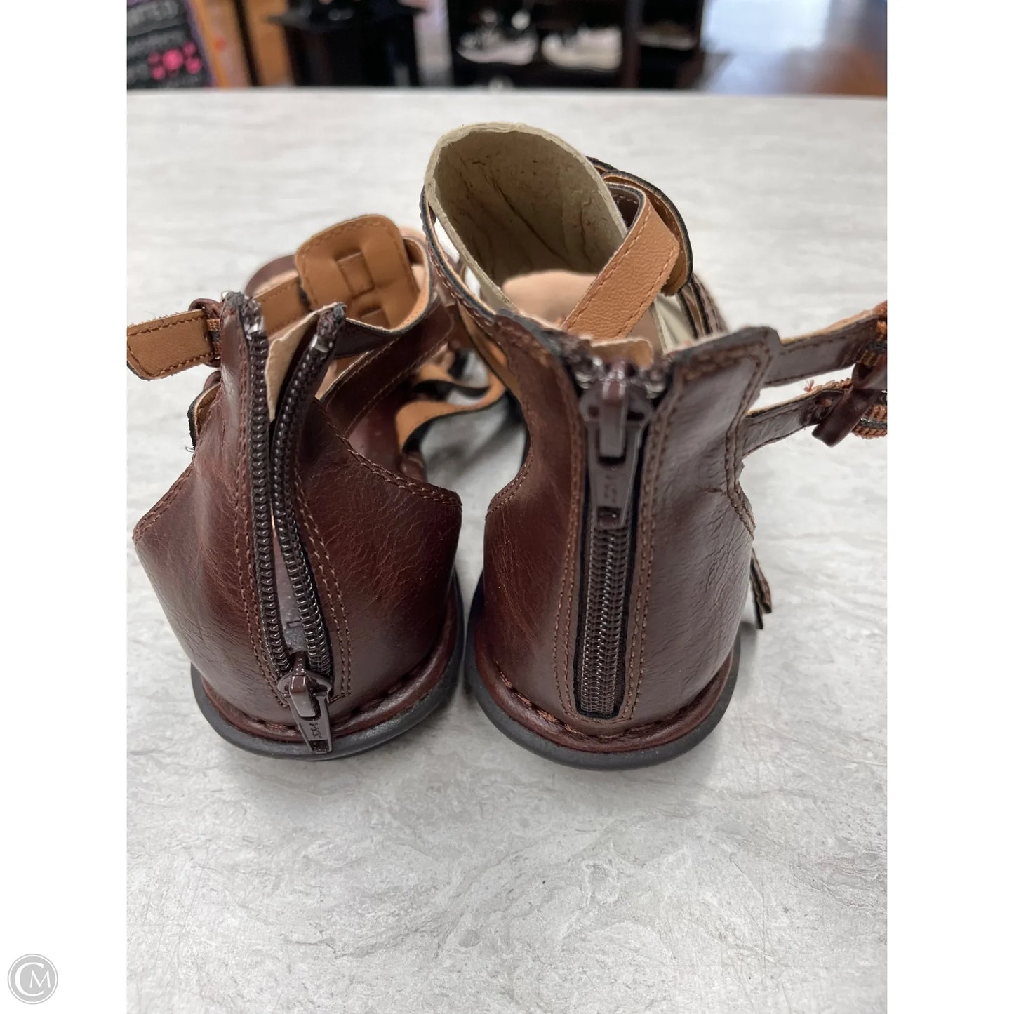 Sandals Flats By Boc In Brown, Size: 9