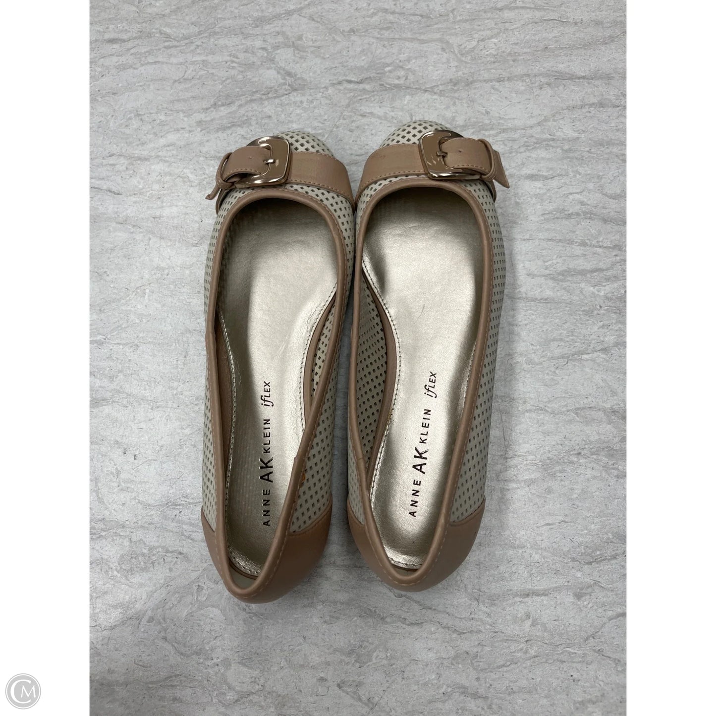 Shoes Flats By Anne Klein In Tan, Size: 9