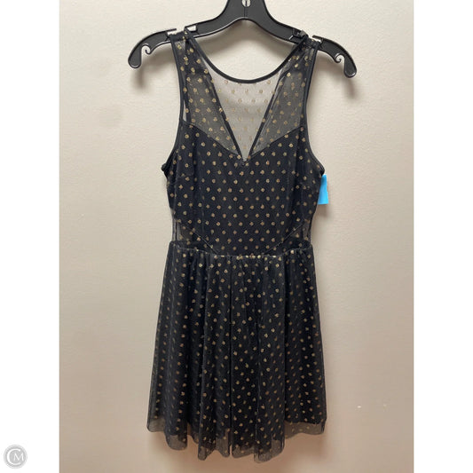 Dress Casual Short By Express In Black & Gold, Size: Xs