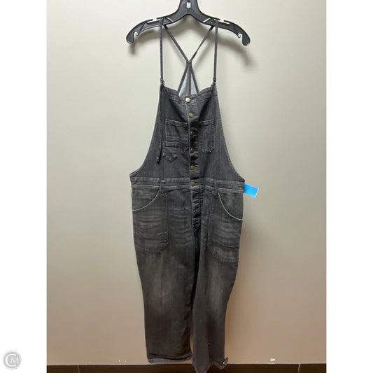 Jumpsuit By Pilcro In Grey Denim, Size: Xlp