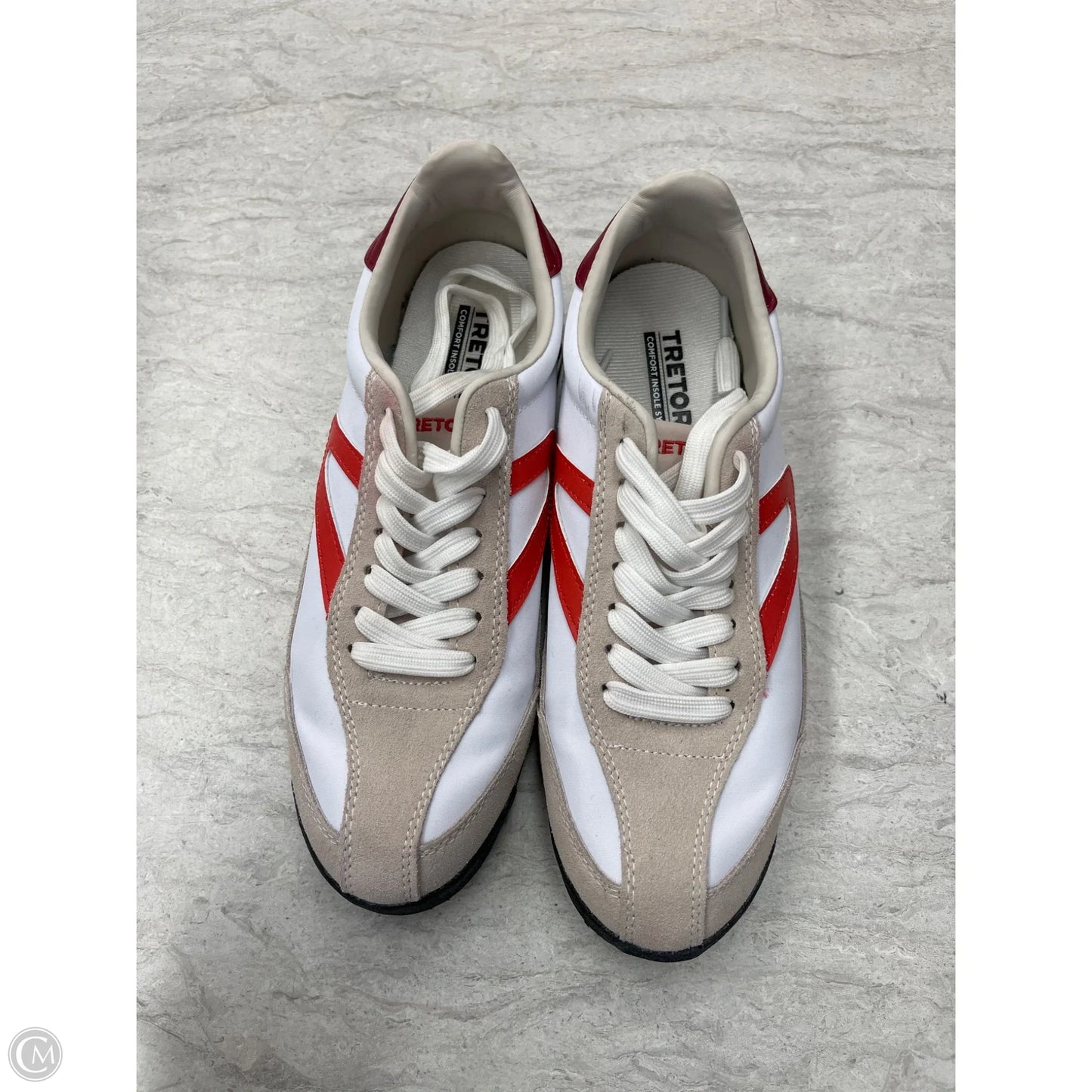 Shoes Sneakers By Tretorn In Orange & White, Size: 7.5