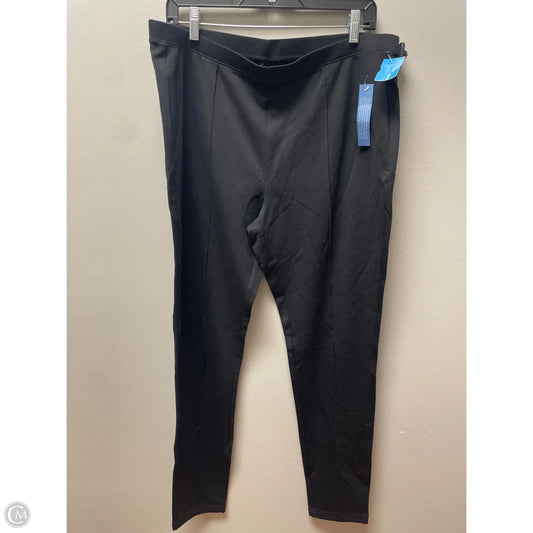 Pants Leggings By Simply Vera In Black, Size: 16