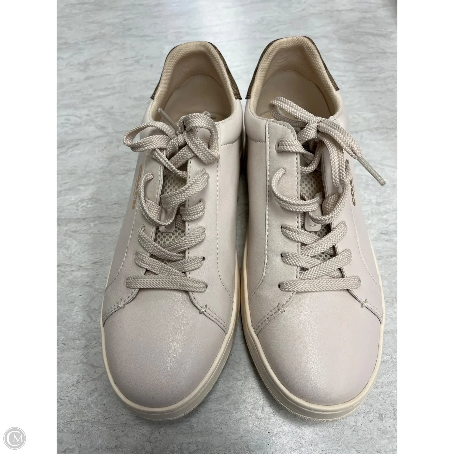 Shoes Designer By Coach In Tan, Size: 8.5