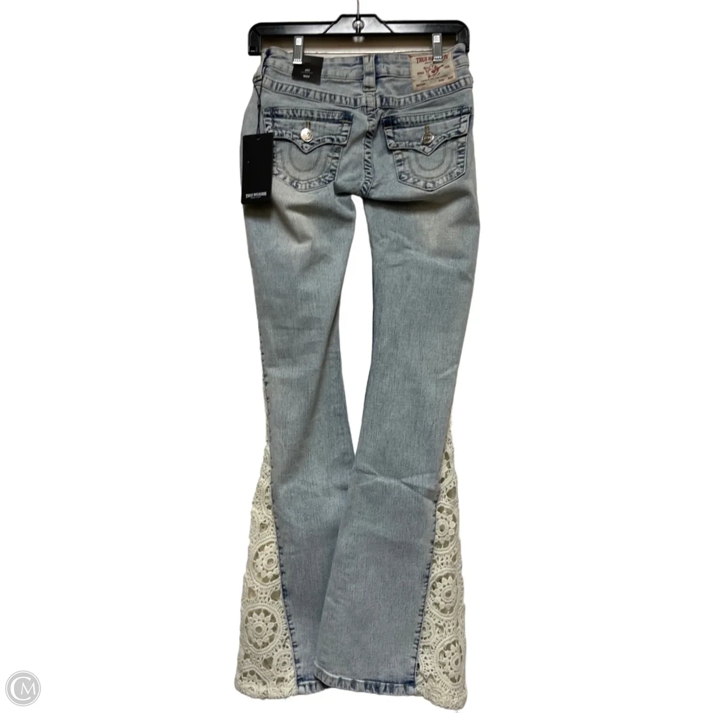 Jeans Flared By True Religion In Blue Denim, Size: 2