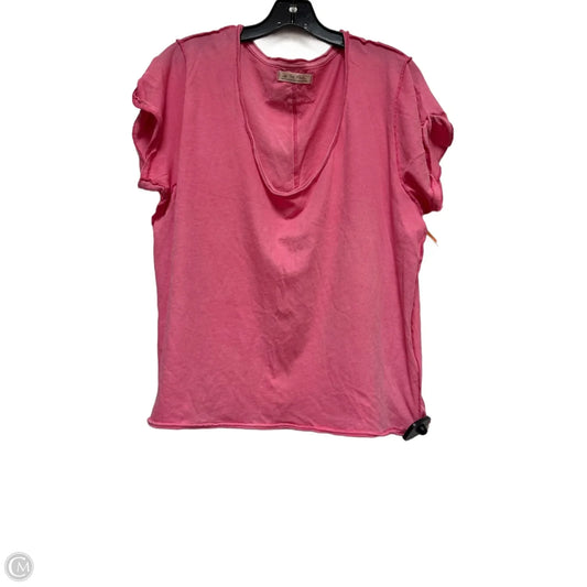 Top Short Sleeve By We The Free In Pink, Size: S