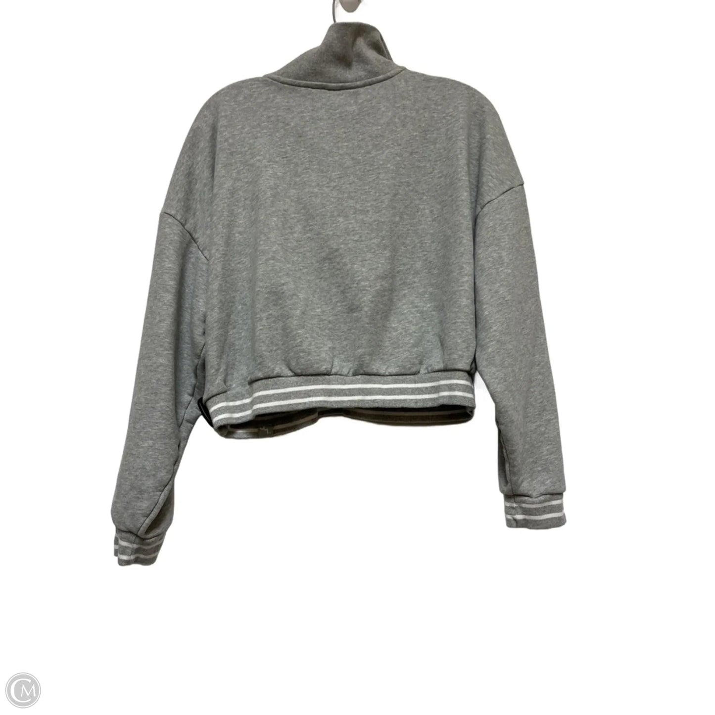 Athletic Sweatshirt Collar By Joy Lab In Grey, Size: M
