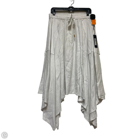 Skirt Midi By Donna Karan In White, Size: 8