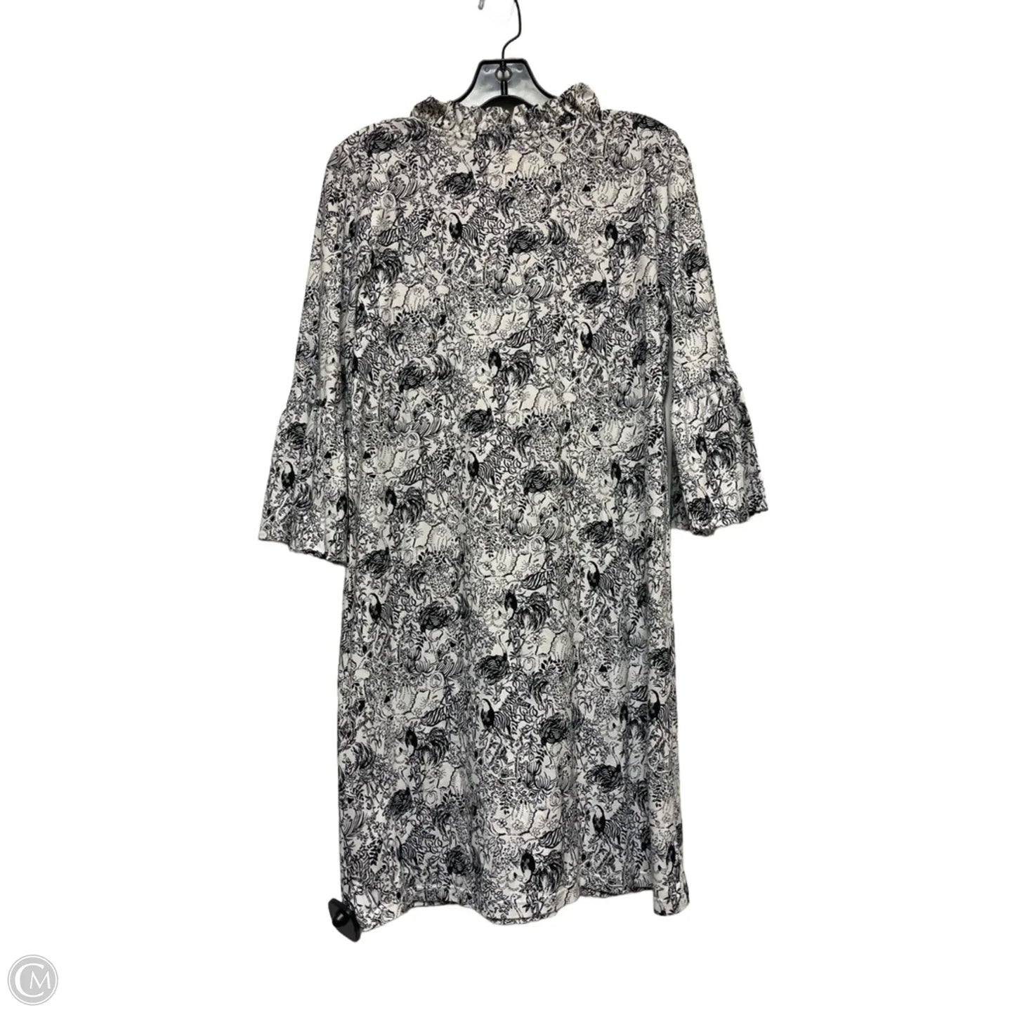Dress Designer By Lilly Pulitzer In Black & White, Size: M