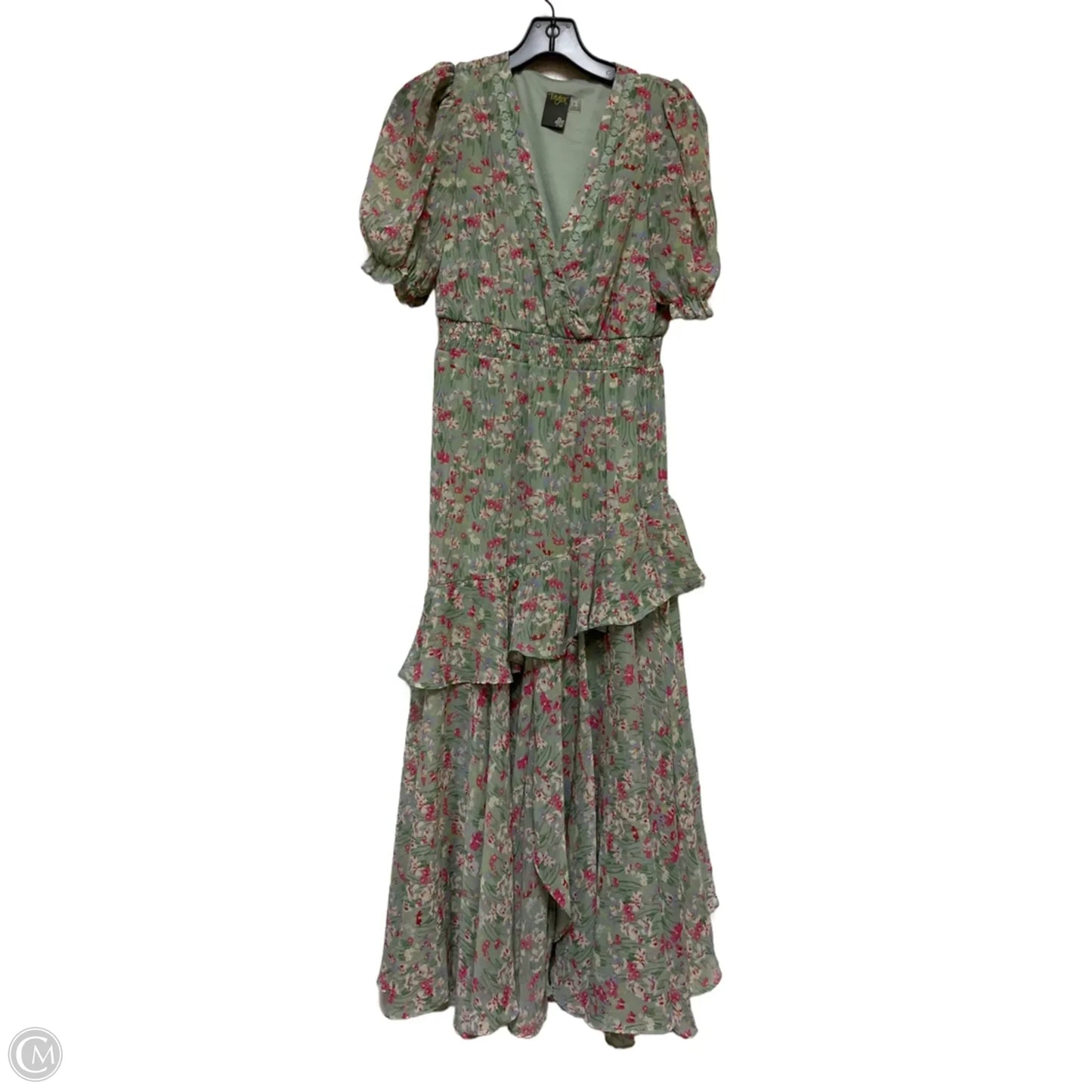 Dress Casual Maxi By Taylor In Floral Print, Size: Xs
