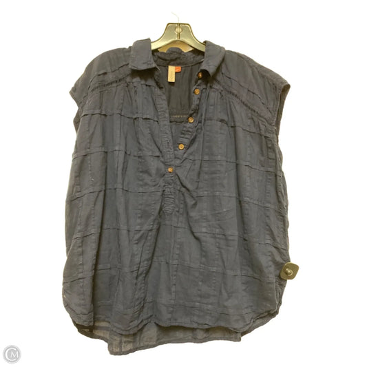 Top Short Sleeve By Pilcro In Navy, Size: S