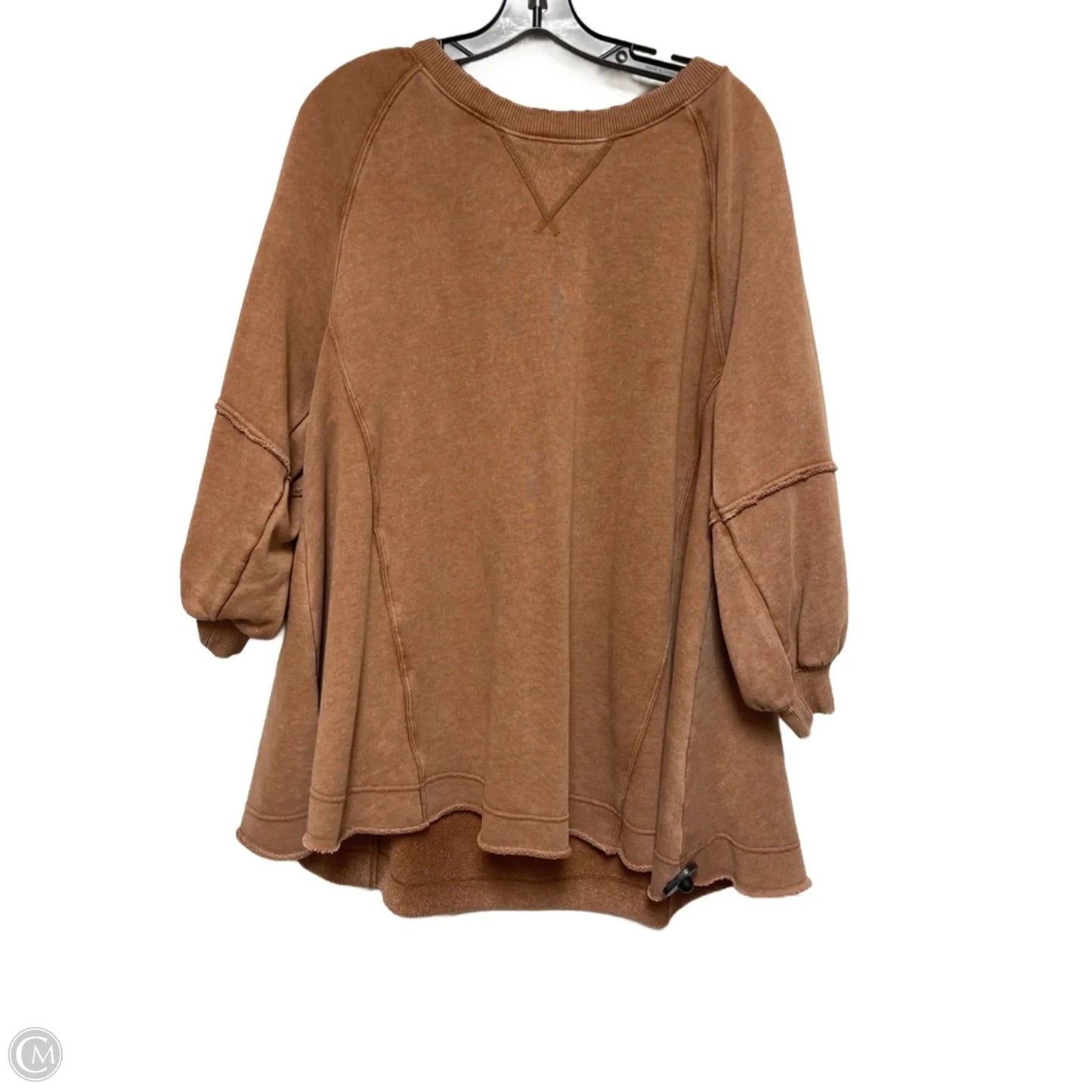 Sweatshirt Crewneck By American Eagle In Brown, Size: S