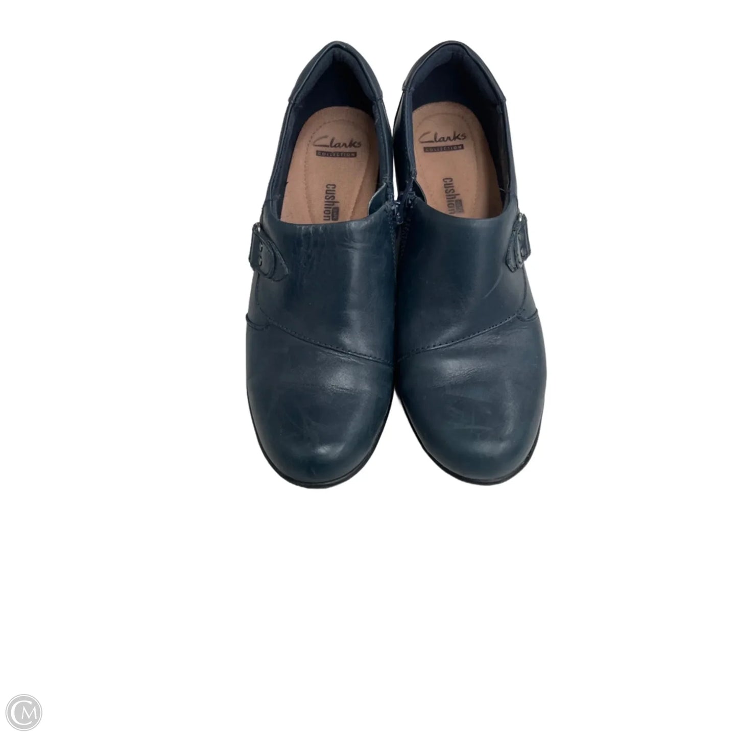 Boots Ankle Heels By Clarks In Blue, Size: 7.5