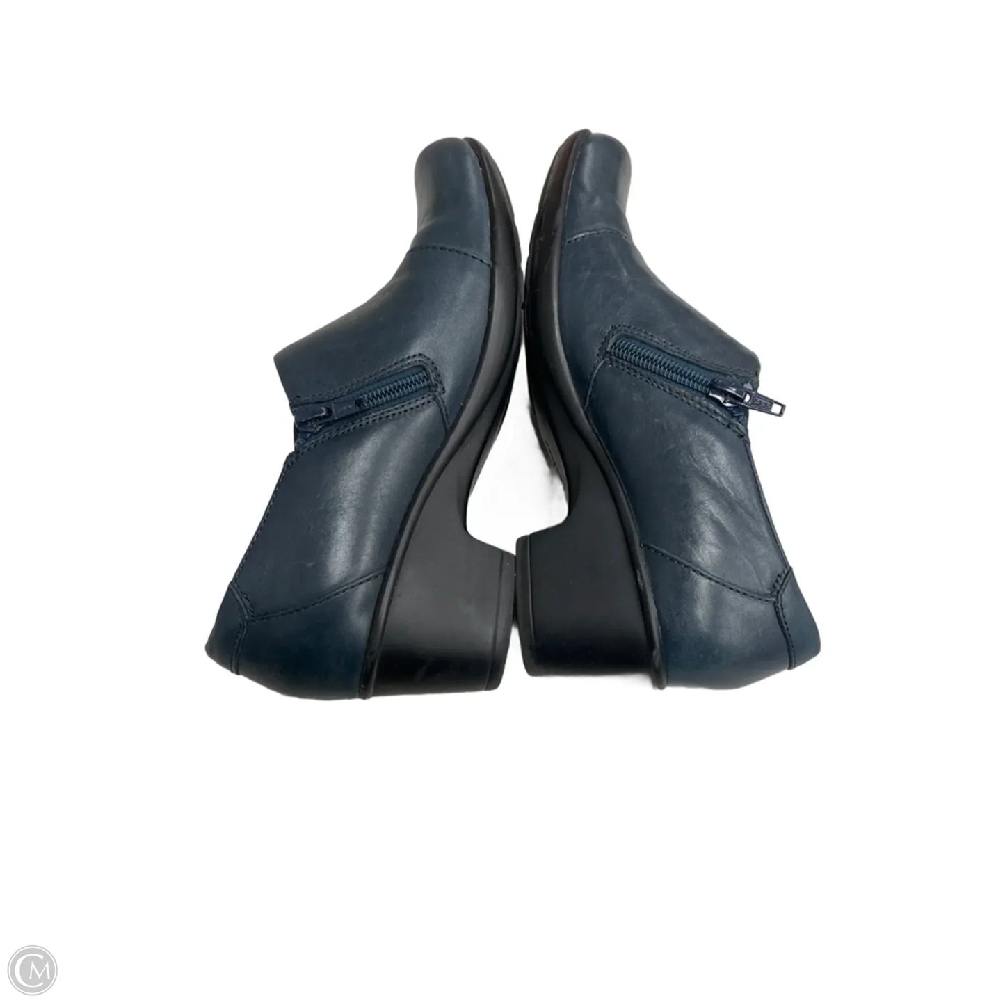 Boots Ankle Heels By Clarks In Blue, Size: 7.5