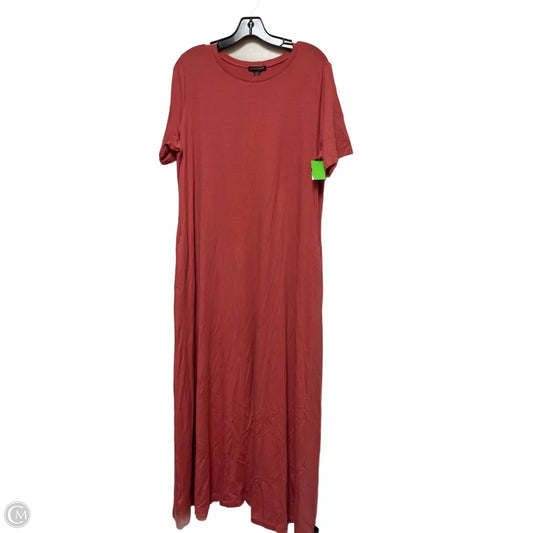Dress Casual Maxi By Eileen Fisher In Pink, Size: L