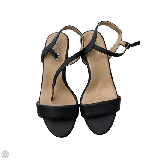 Sandals Heels Block By Naturalizer In Black, Size: 8.5
