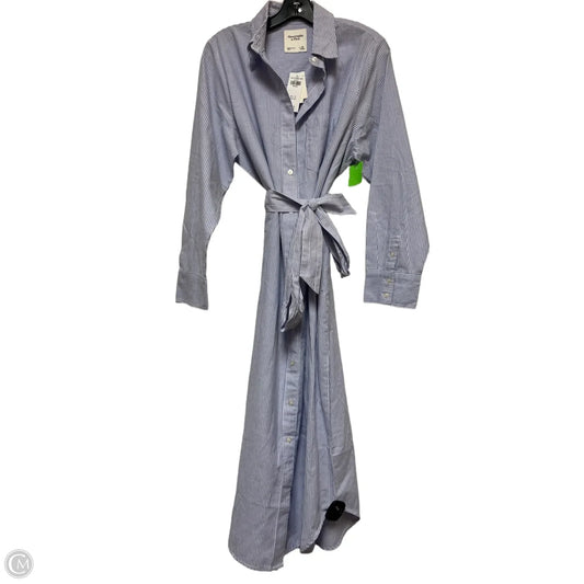 Dress Casual Maxi By Abercrombie And Fitch In Striped Pattern, Size: M