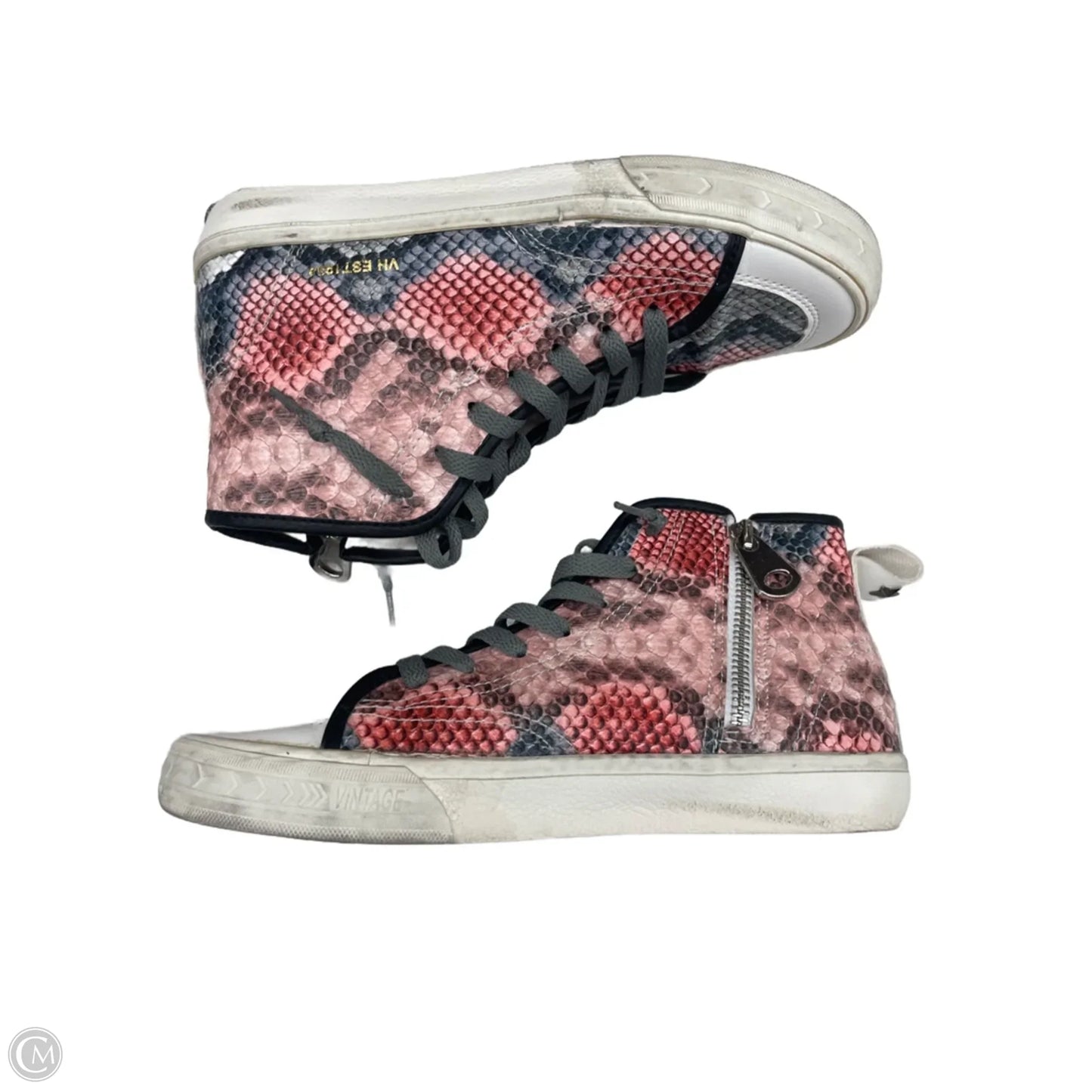Shoes Sneakers By Vintage Havana In Snakeskin Print, Size: 7
