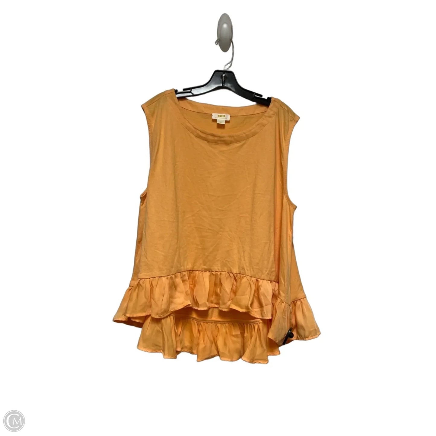 Top Sleeveless By Maeve In Orange, Size: Xl