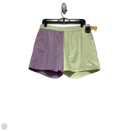 Athletic Shorts By The North Face In Green & Purple, Size: L