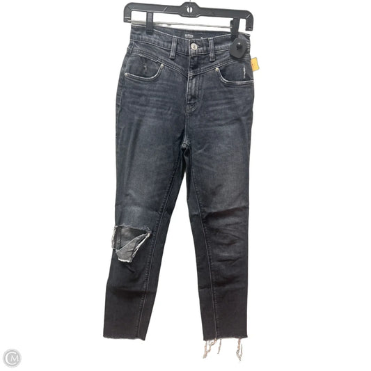 Jeans Skinny By Hudson In Black Denim, Size: 4