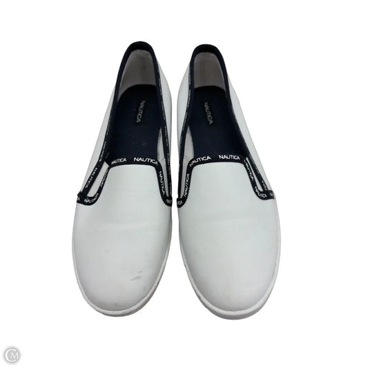 Shoes Flats By Nautica In Blue & White, Size: 8.5