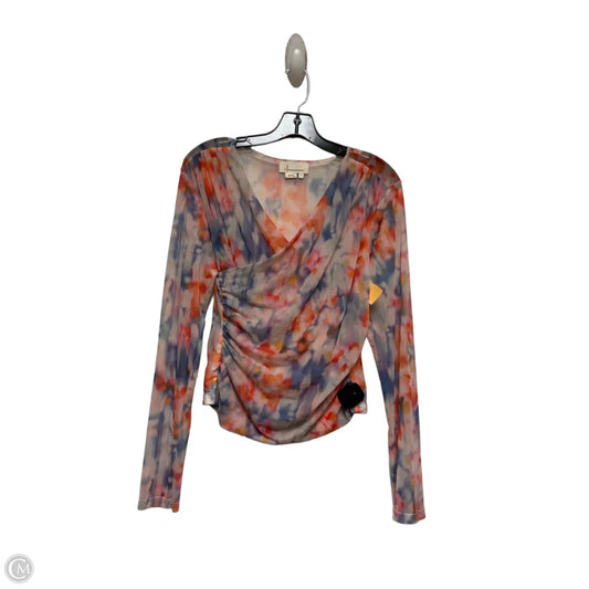 Top Long Sleeve By Anthropologie In Multi-colored, Size: M