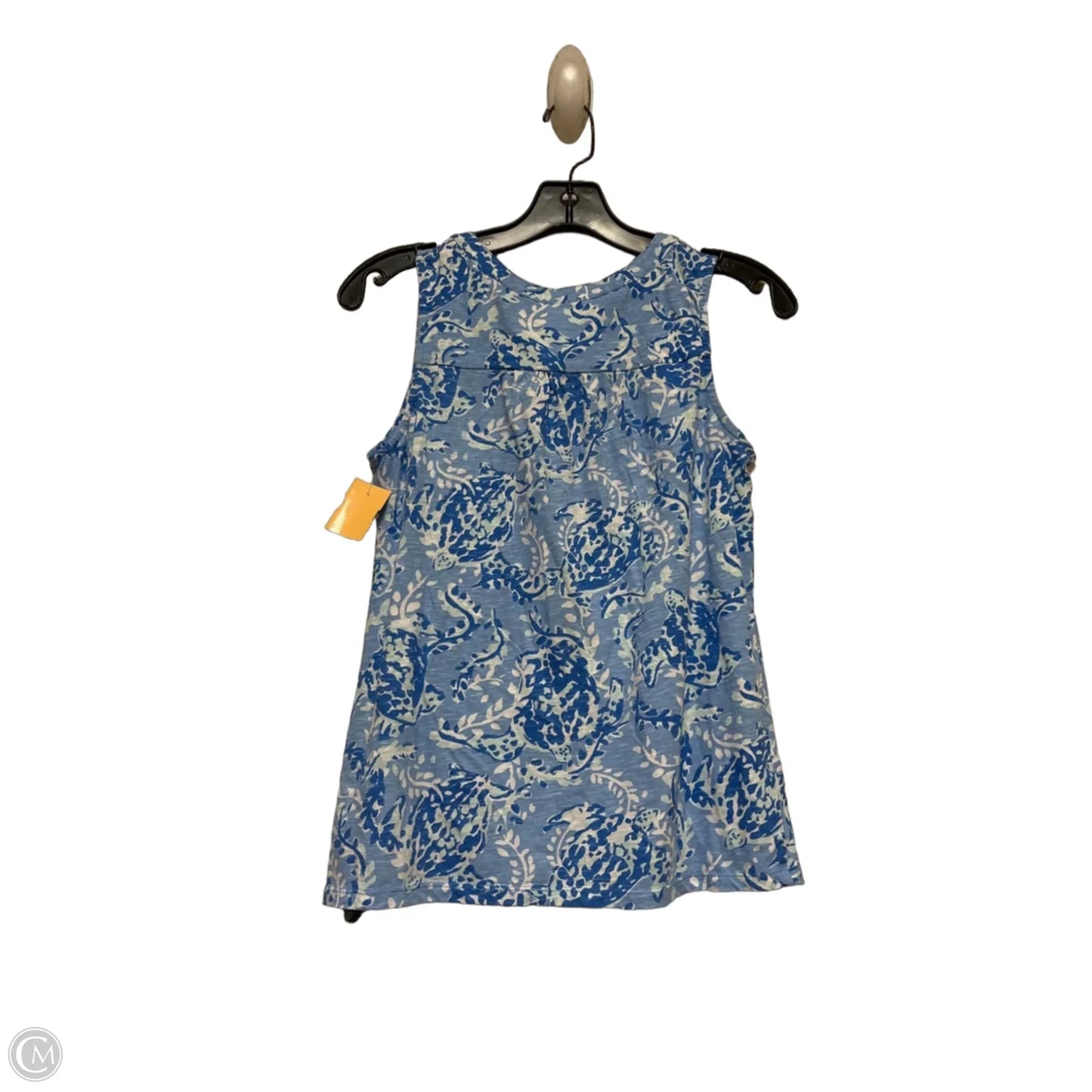 Top Sleeveless Designer By Lilly Pulitzer In Blue, Size: Xs