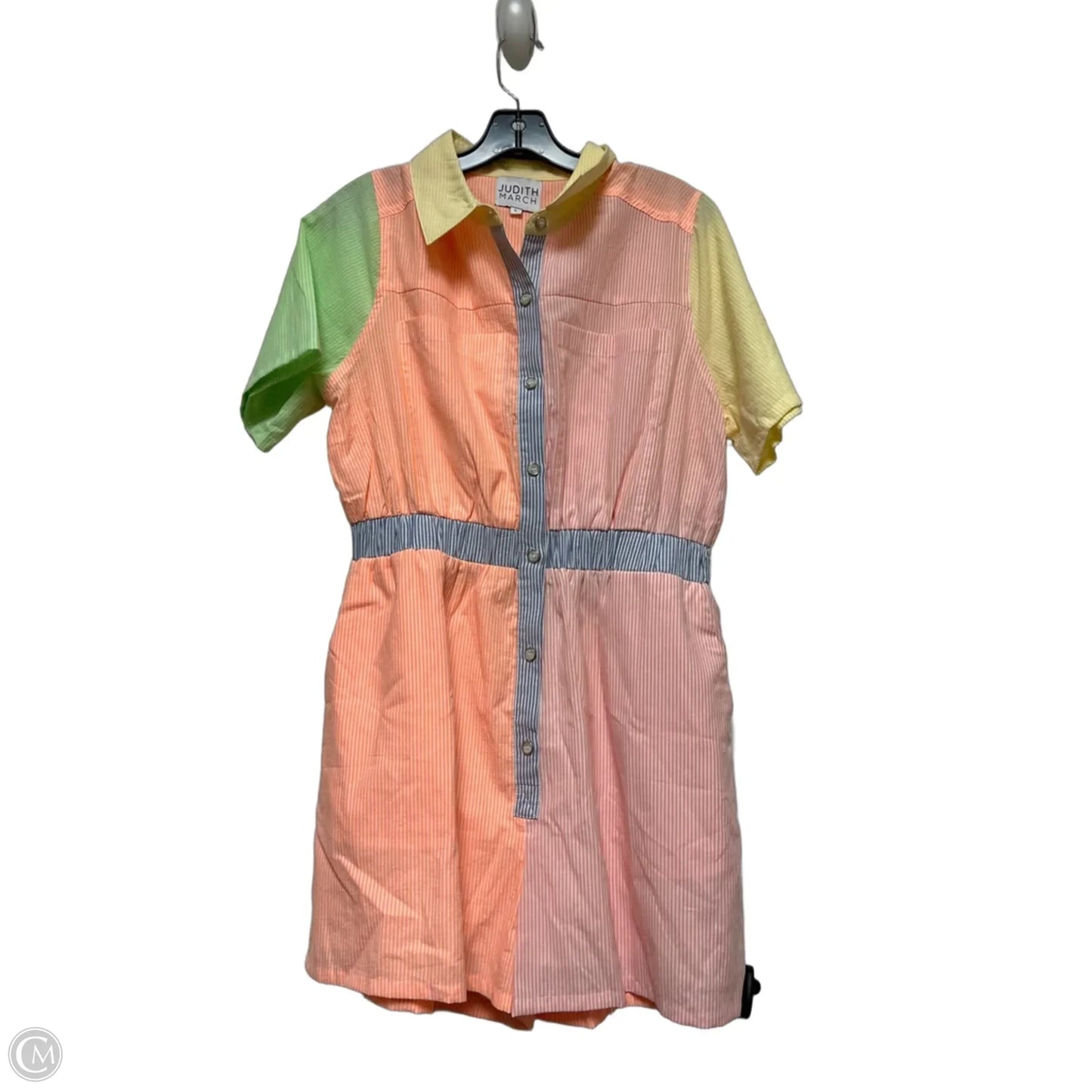 Romper By Judith March In Striped Pattern, Size: L