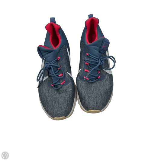 Shoes Athletic By Nike In Blue & Grey, Size: 7.5