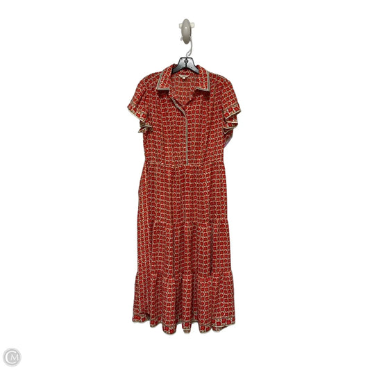 Dress Casual Midi By Max Studio In Floral Print, Size: L