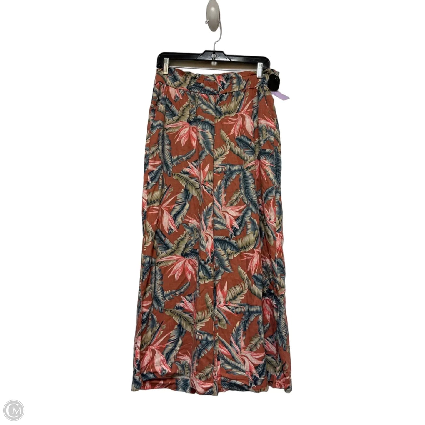 Pants Wide Leg By Loft In Tropical Print, Size: 8