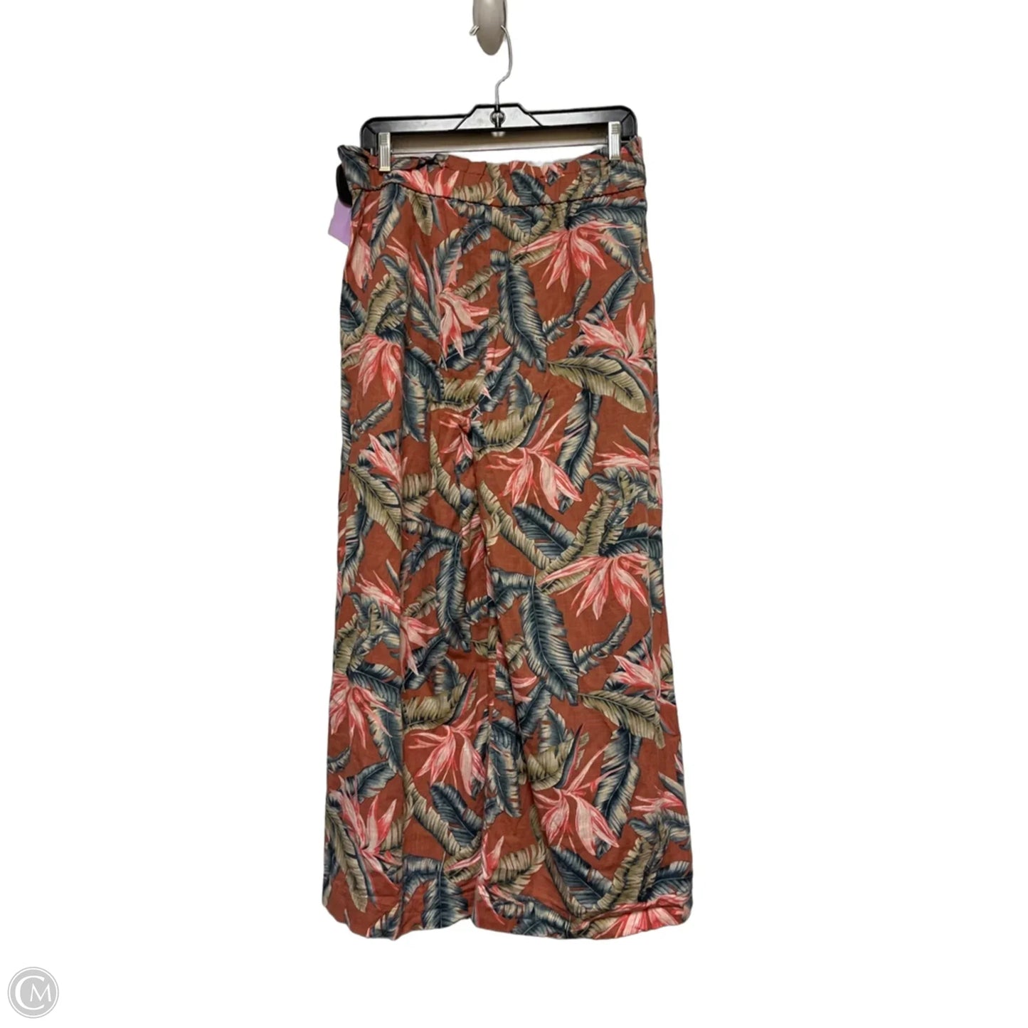 Pants Wide Leg By Loft In Tropical Print, Size: 8