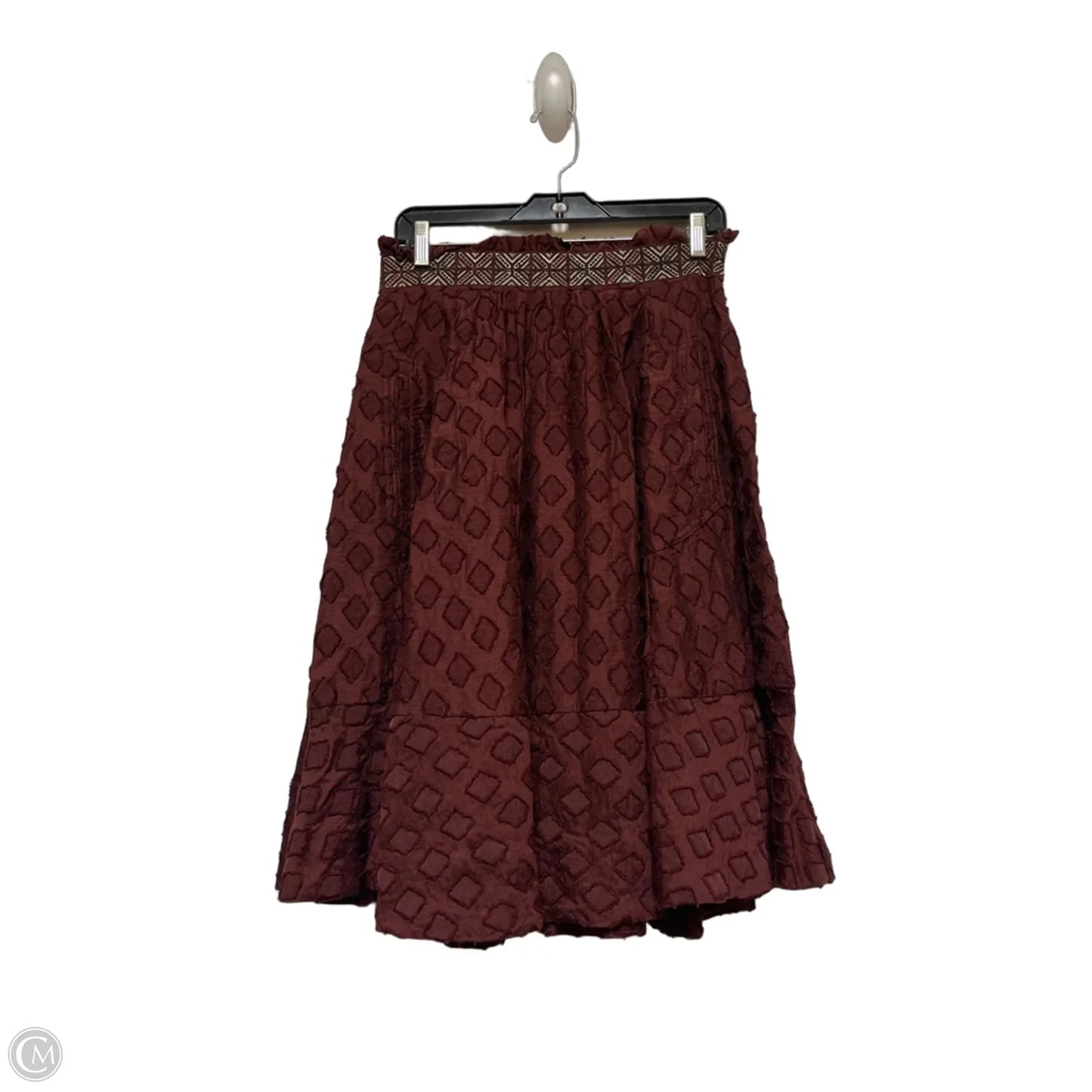 Skirt Midi By Maeve In Brown, Size: 4