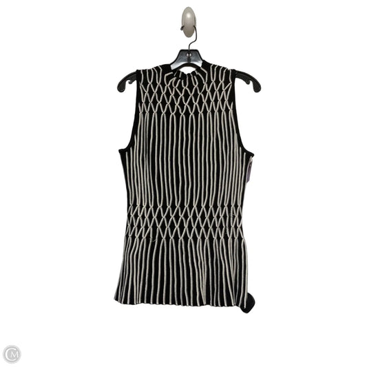 Top Sleeveless By White House Black Market In Black & Cream, Size: Xl