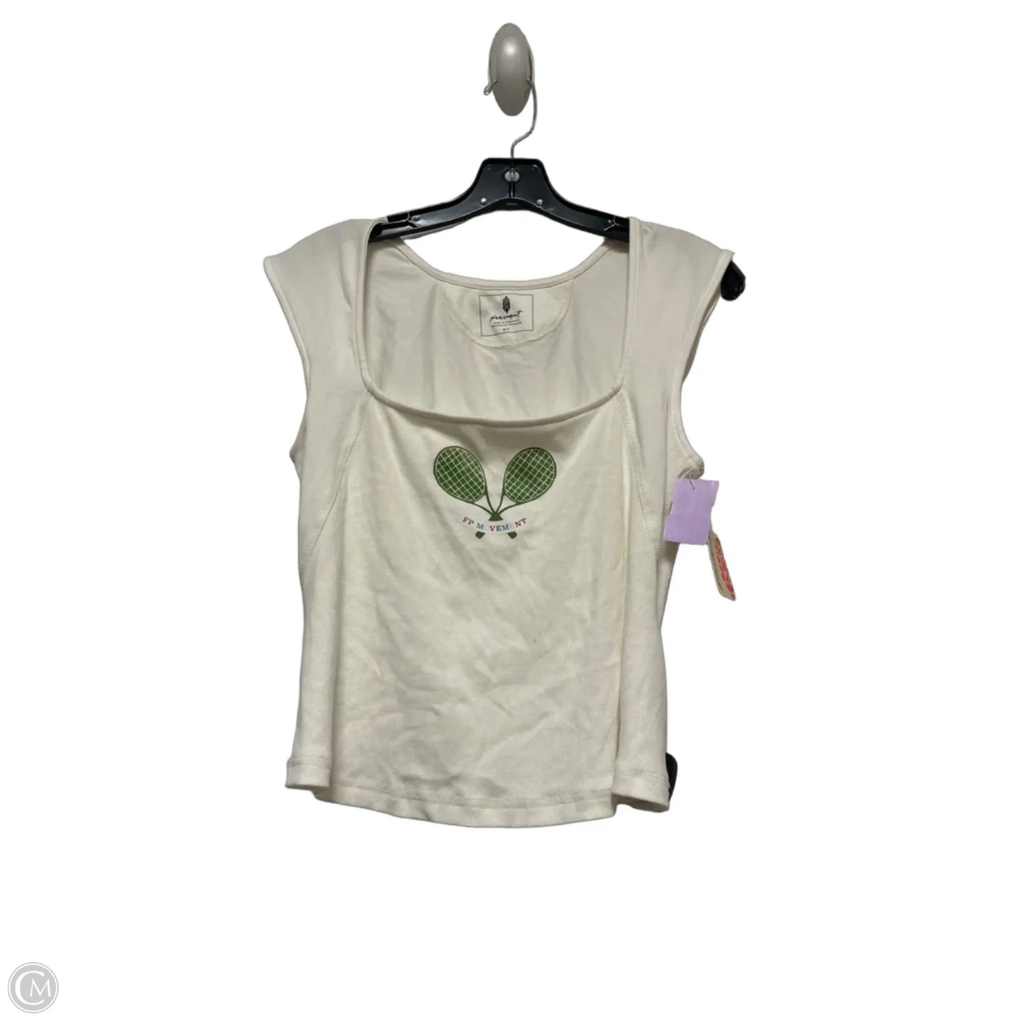 Top Sleeveless By Free People In Cream, Size: S