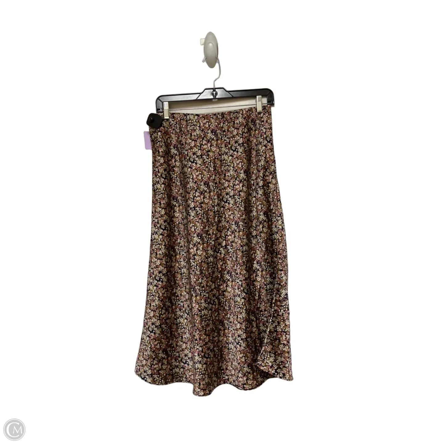 Skirt Midi By Ann Taylor In Floral Print, Size: 8