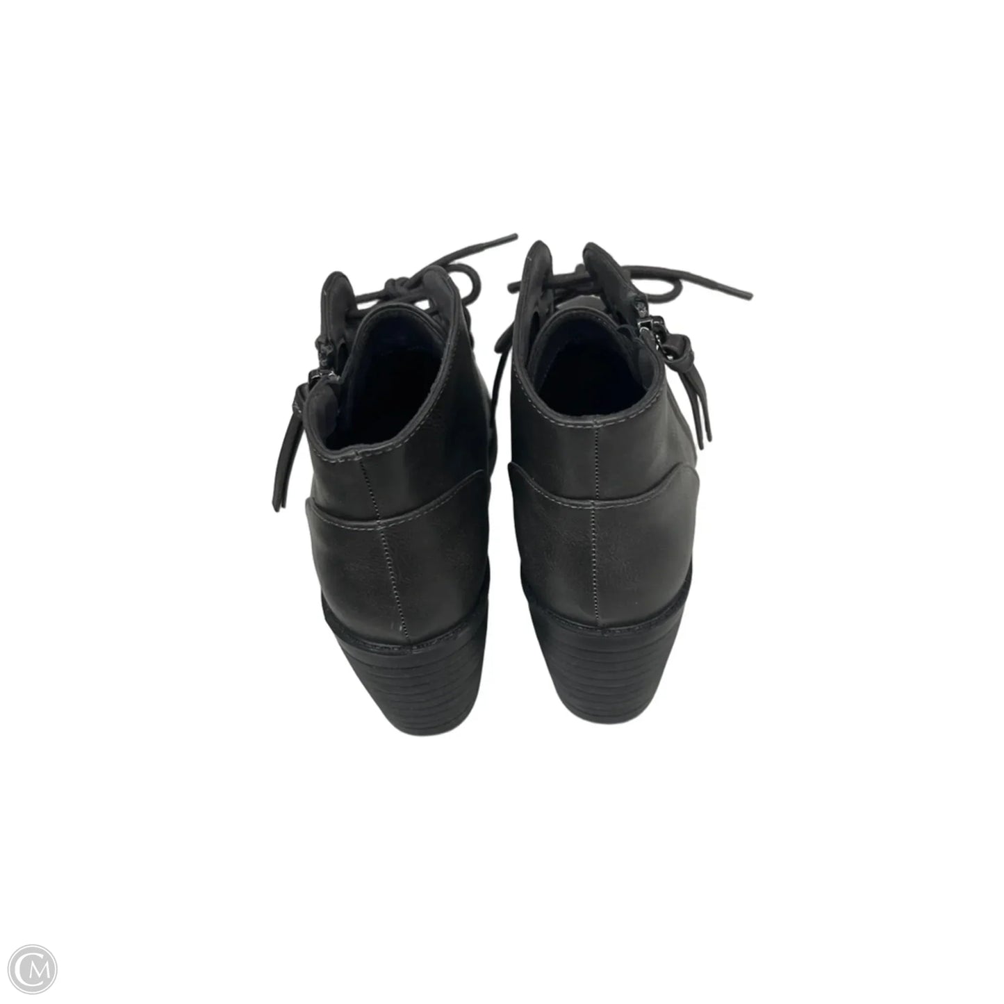 Boots Ankle Heels By Easy Street In Grey, Size: 9.5