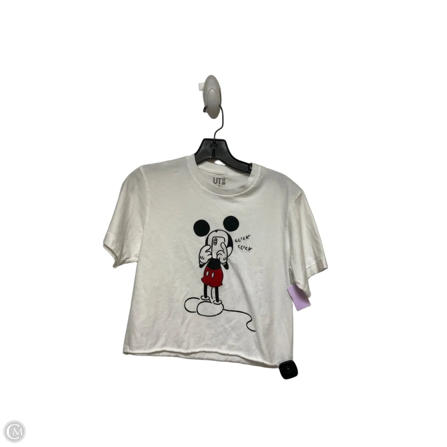 Top Short Sleeve Basic By Uniqlo In White, Size: Xs