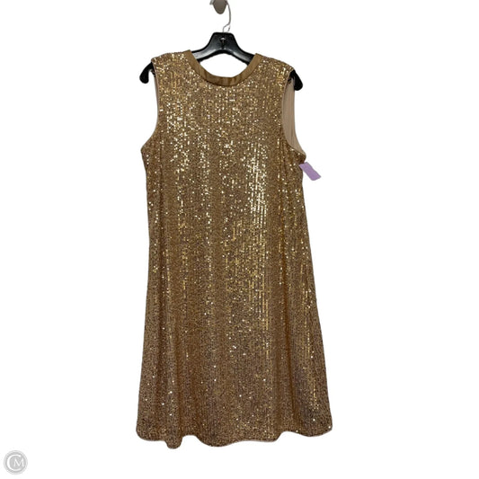 Dress Casual Short By Kensie In Gold, Size: Xl