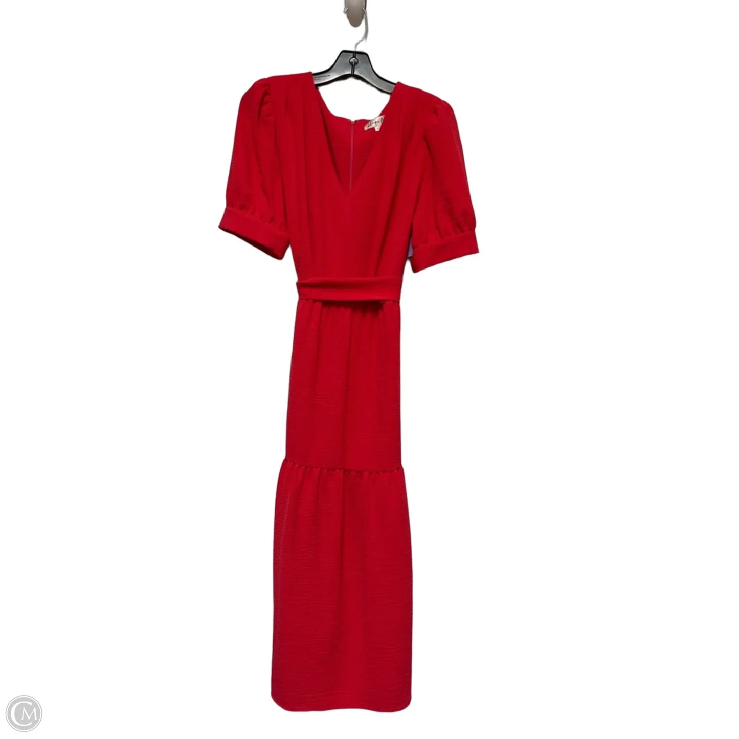 Dress Casual Midi By Clothes Mentor In Red, Size: Xl
