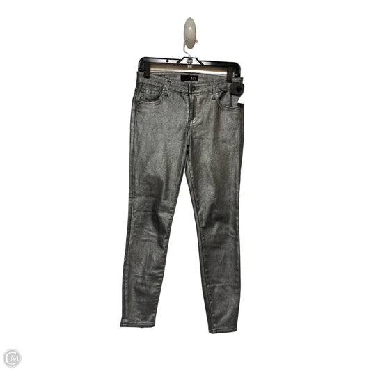 Jeans Skinny By Kut In Blue & Grey, Size: 4