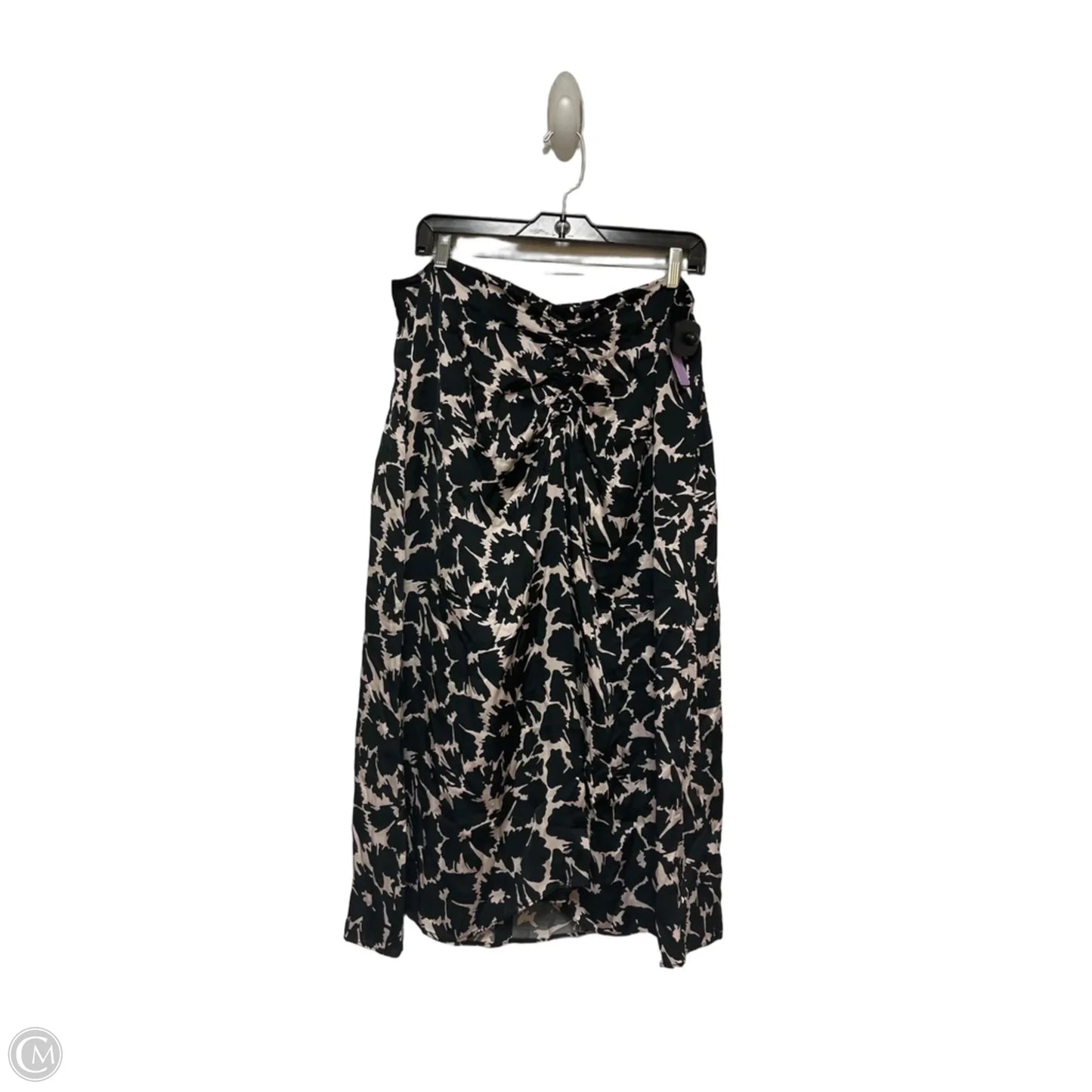 Skirt Midi By Gap In Black & Cream, Size: 16