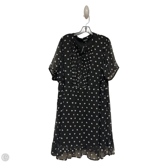 Dress Casual Short By Torrid In Black & White, Size: 2x
