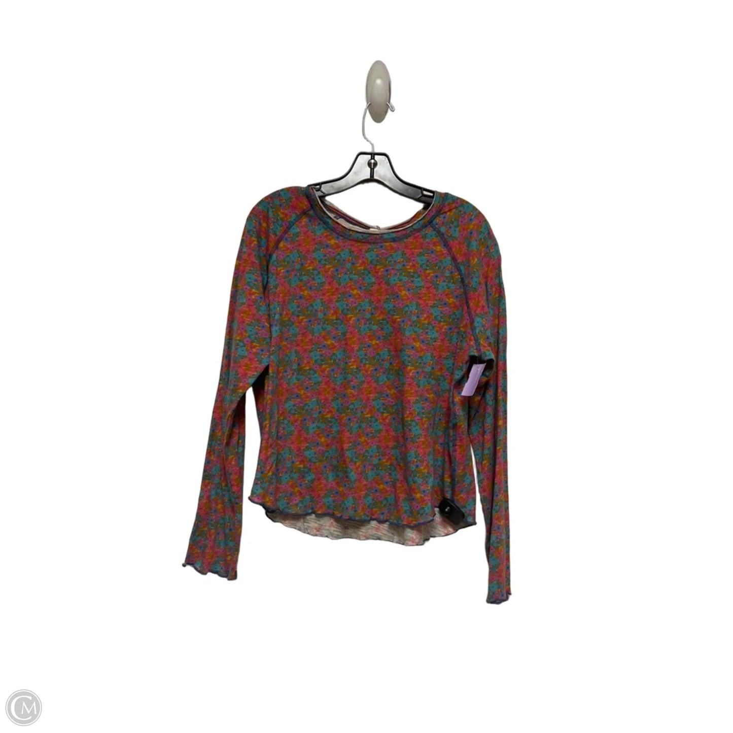 Top Long Sleeve By Natural Life In Floral Print, Size: Xl