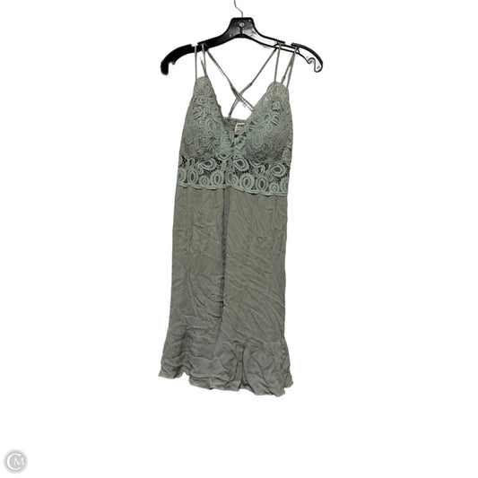 Dress Casual Short By Pink In Green, Size: Xl