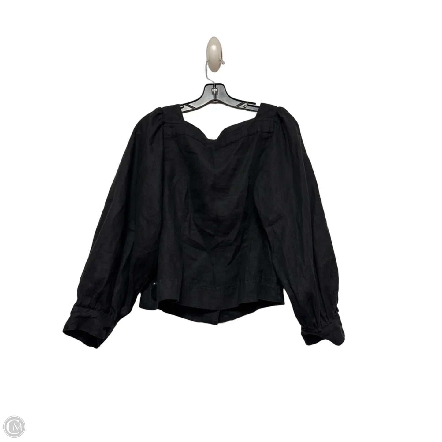 Top Long Sleeve By J. Crew In Black, Size: M