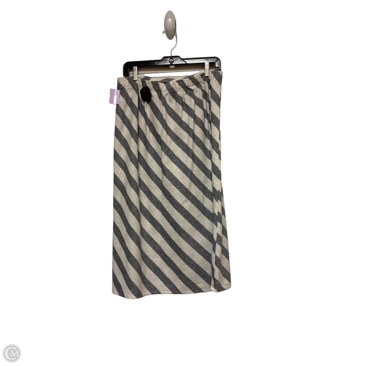 Skirt Midi By J. Crew In Striped Pattern, Size: 8