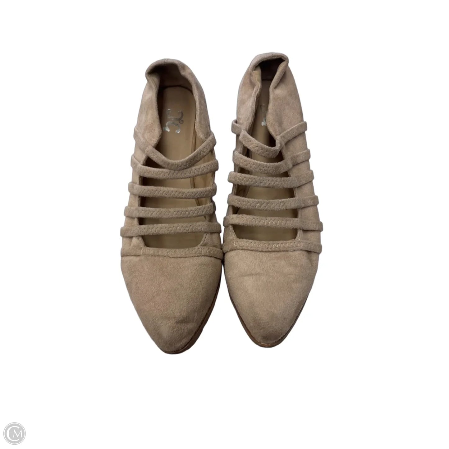 Shoes Flats By Clothes Mentor In Tan, Size: 10